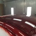 2008 Honda Civic basecoat and clearcoat sprayed