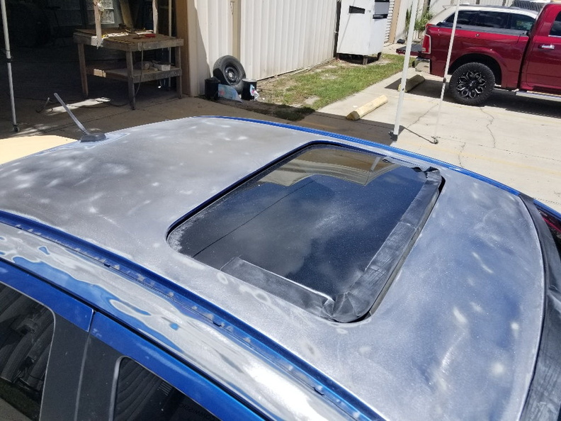 2010 Lancer - roof stripped