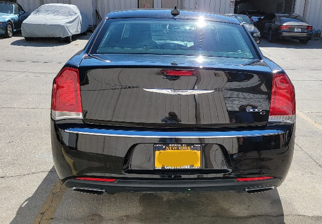 2016 Chrysler 300 - AFTER black diamond paint job sprayed